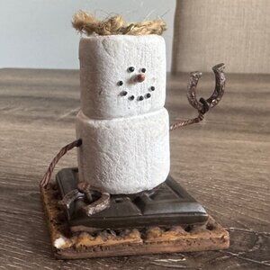 S'mores Midwest Christmas Tree Ornament Horseshoe Snowman Marshmallow